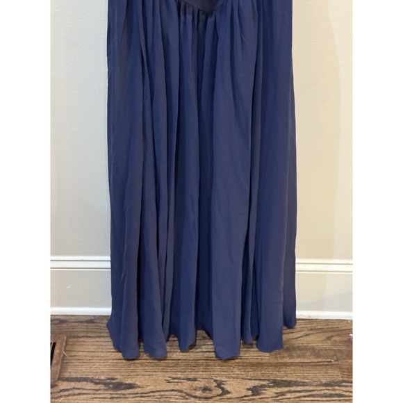 NWT Anthropologie Hutch Drop-Waist Maxi Dress $238 SIZE 4 Blue Belted - Picture 5 of 15